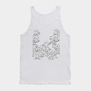 Magnolia Black & White Tank Top